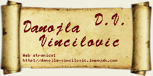 Danojla Vinčilović vizit kartica